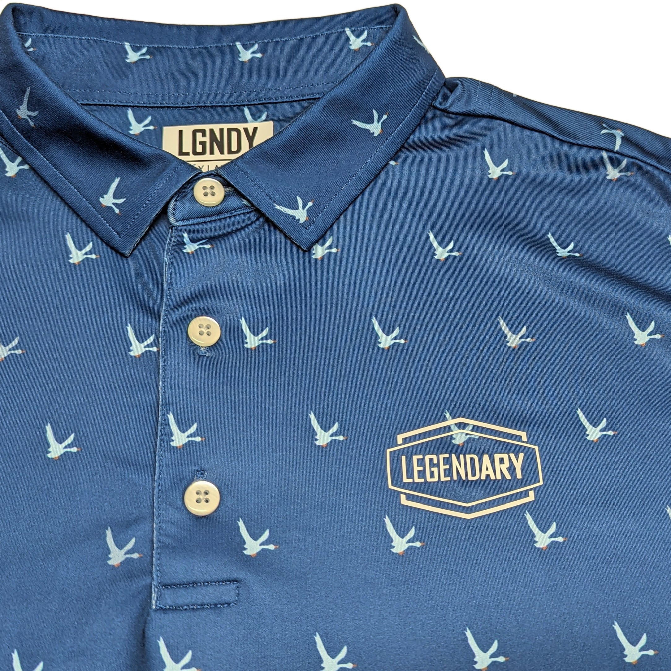 Polo shirt with sales duck logo