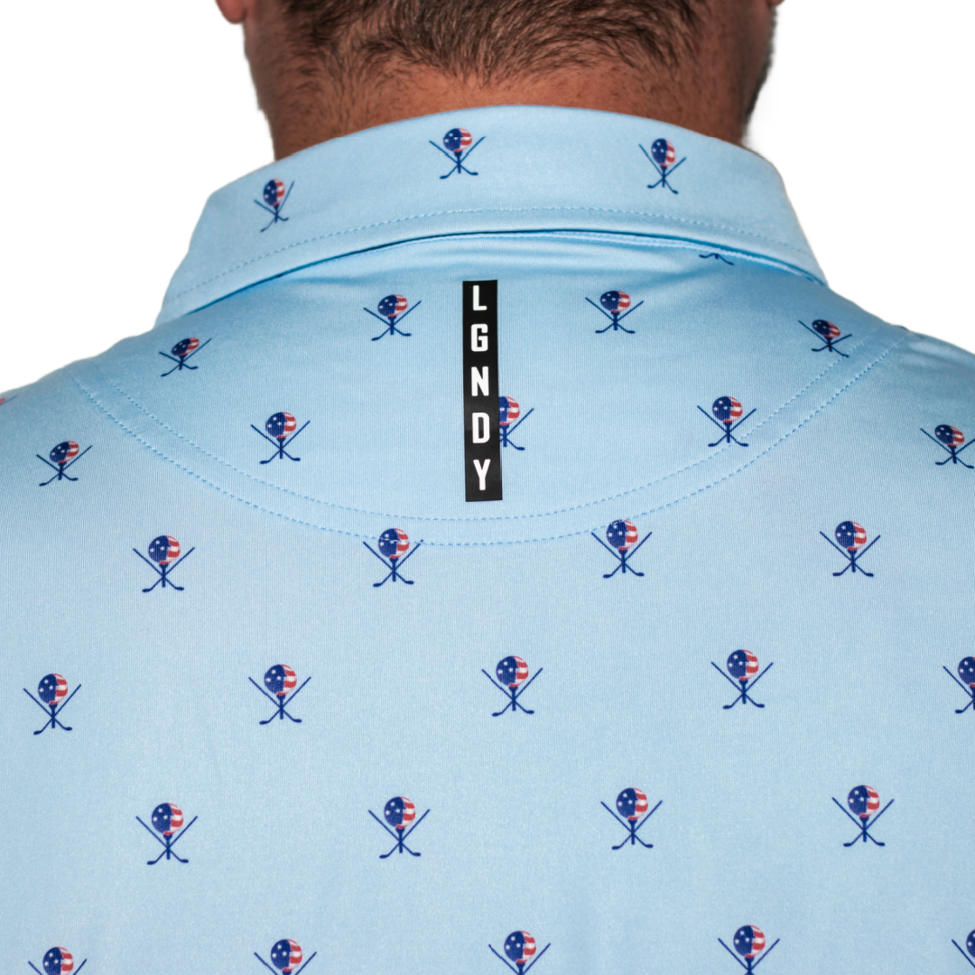 Tee It Up Patterned Polo