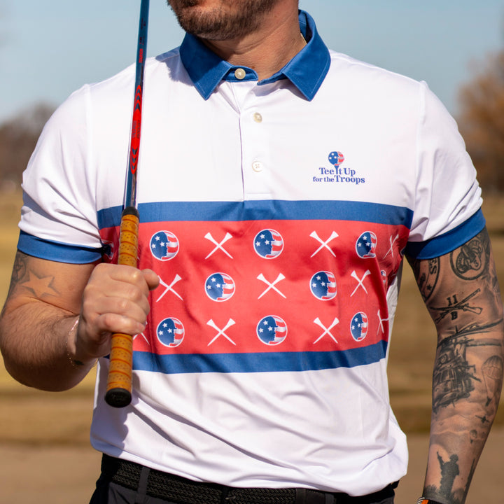 Tee It Up Stripe Polo