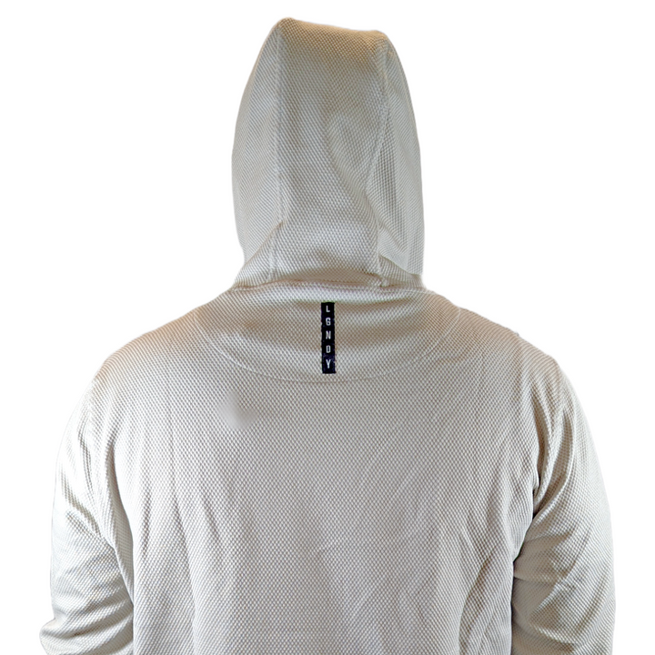 Waffle Knit Hoodie (Gray)